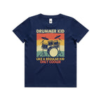 Drummer Kid - Kids Youth Staple Tee