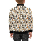 Lots Of Cats Kids Bomber Jacket Kids Bomber Jacket animal Printed Offshore