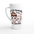 You're The Marshmallow To My Hot Chocolate, Valentine - White Latte 17oz Ceramic Mug Default Title Latte Mug Food Globally Fulfilled Love