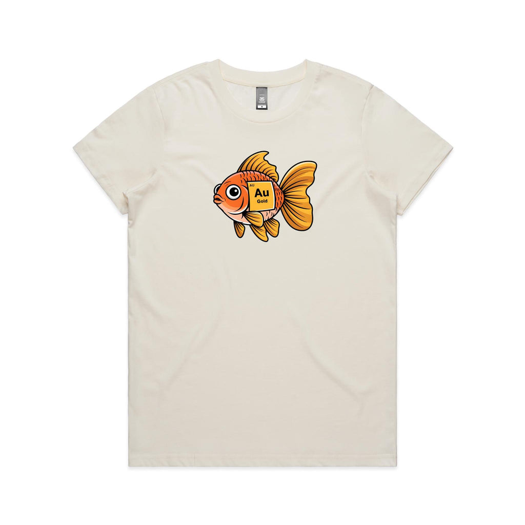 Gold Fish Periodic Table Women's AS Colour T-shirt