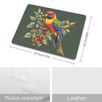 Lorikeet Leather Mouse Pad Leather Mouse Pad animal Printed Offshore