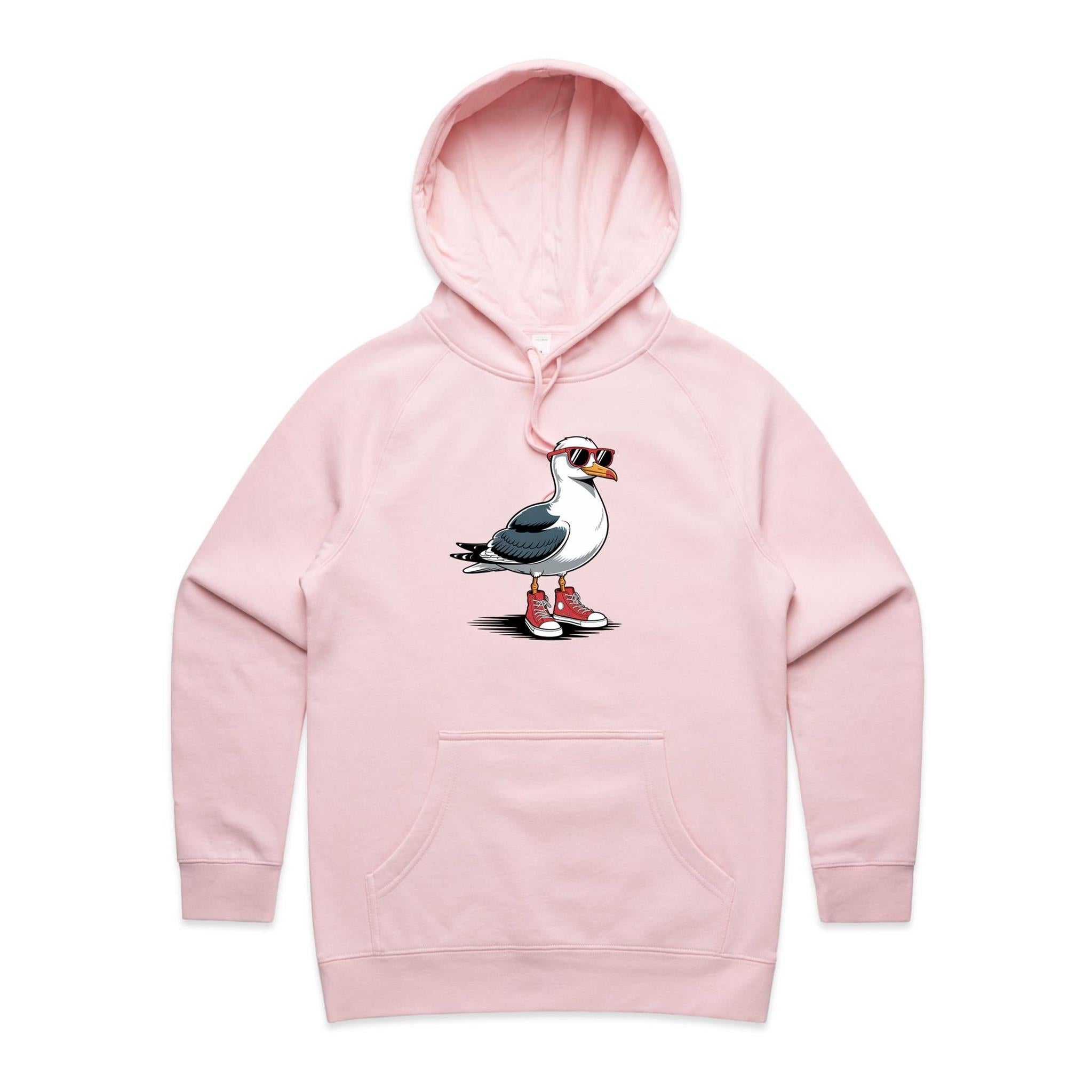 Seagull With Sunglasses And High Tops Women's AS Colour Hoodie