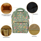 Groovy Retro Multi-Function Backpack, Nappy / Diaper Bag Multi-function Backpack, Nappy / Diaper Bag Printed Offshore Retro