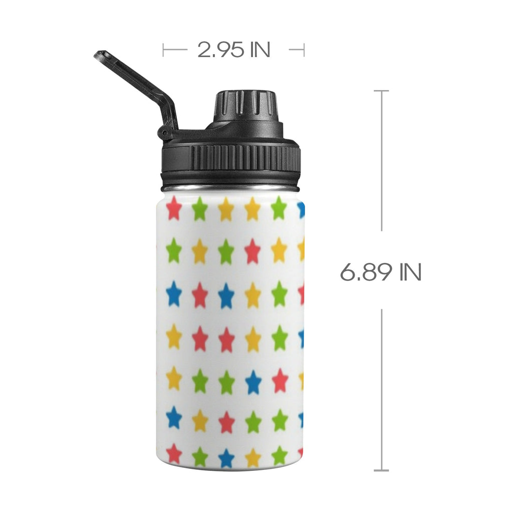 Stars - Kids Water Bottle with Chug Lid (12 oz) One Size Kids Water Bottle with Chug Lid Printed Offshore