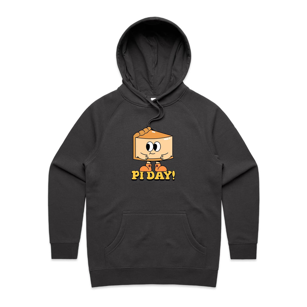 Pi Day - Womens Hoodie Coal Womens Hoodie Maths Printed In Australia
