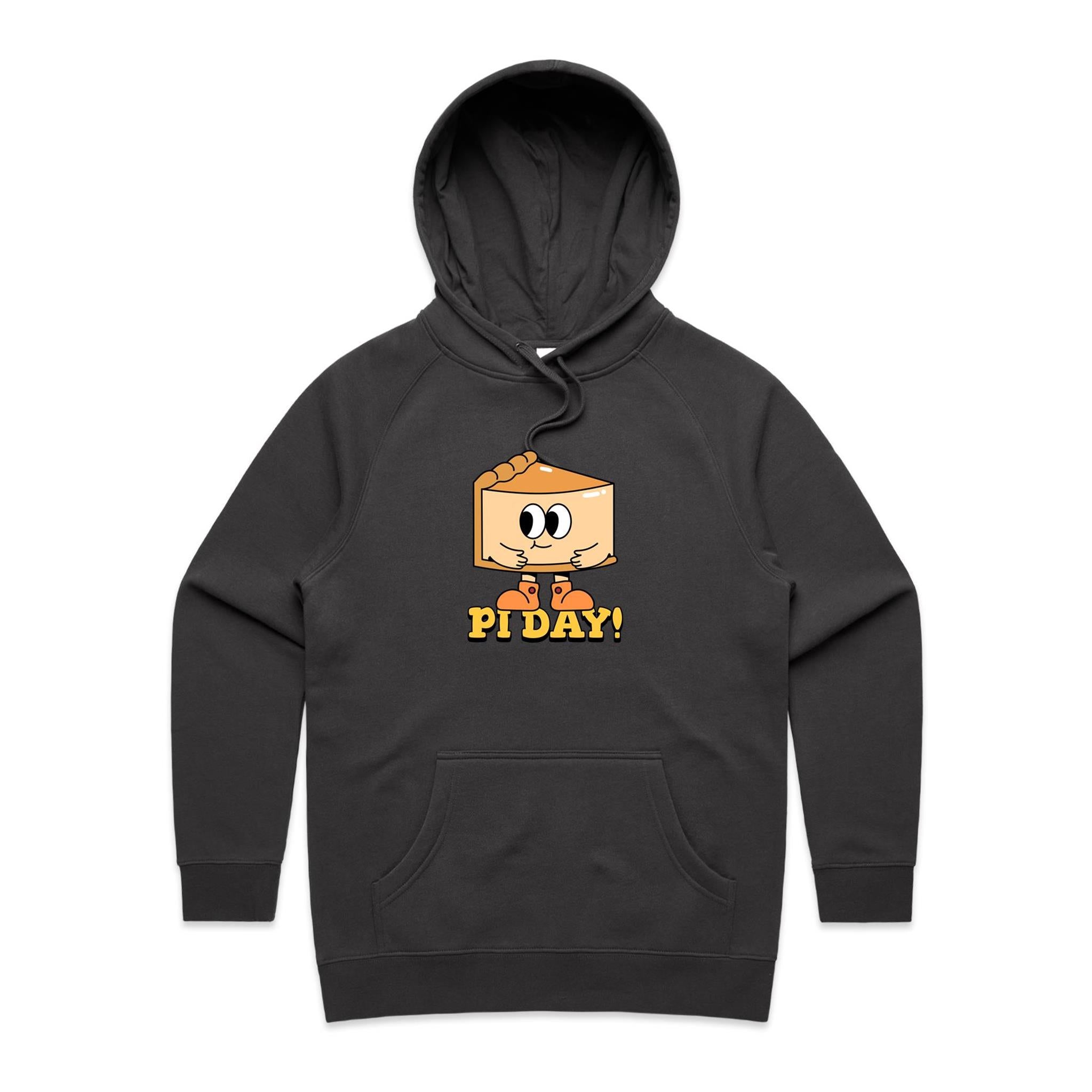 Pi Day - Womens Hoodie Coal Womens Hoodie Maths Printed In Australia