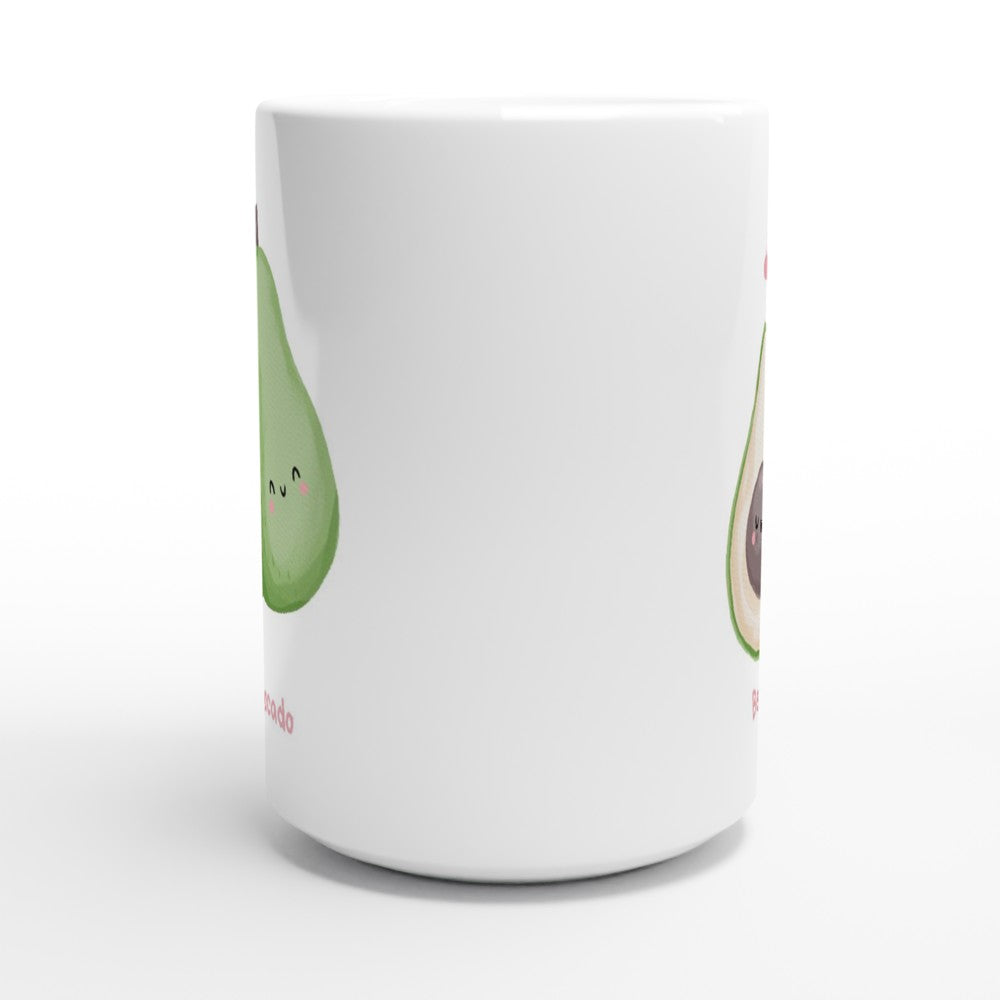 Be My Avocado - White 15oz Ceramic Mug 15oz Mug Globally Fulfilled