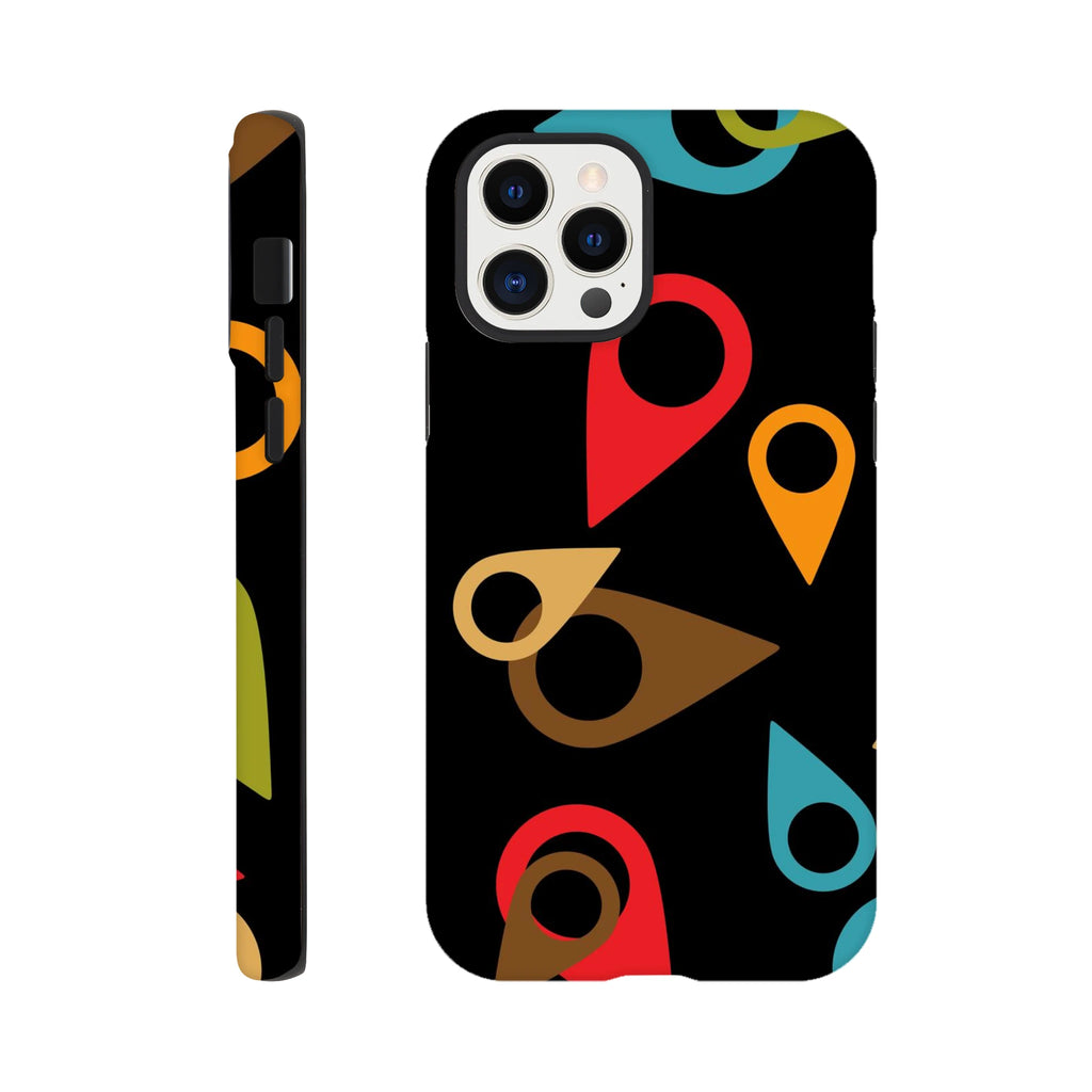 Where Am I, Location Pin - Apple iPhone Tough case iPhone 12 Pro iPhone Tough Case Globally Fulfilled