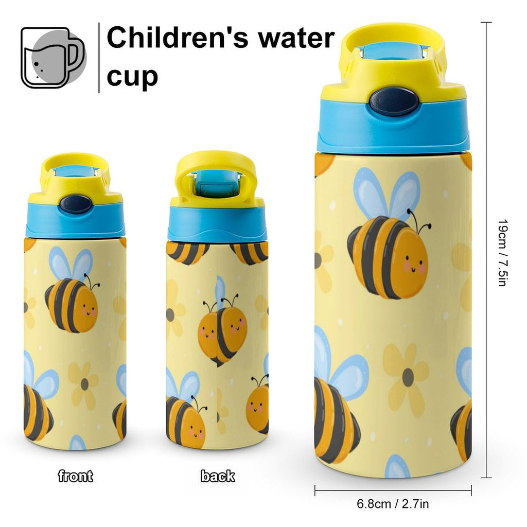 Busy Bees - Little Kids Water Bottle Little Kids Water Bottle Printed Offshore