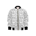 Black And White Creatures Kids Bomber Jacket XL Kids Bomber Jacket Printed Offshore Sci Fi
