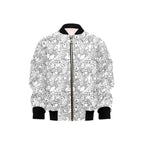 Black And White Creatures Kids Bomber Jacket XL Kids Bomber Jacket Printed Offshore Sci Fi