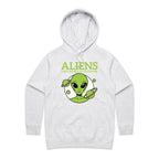 Aliens Don't Believe In You Either Women's AS Colour Hoodie