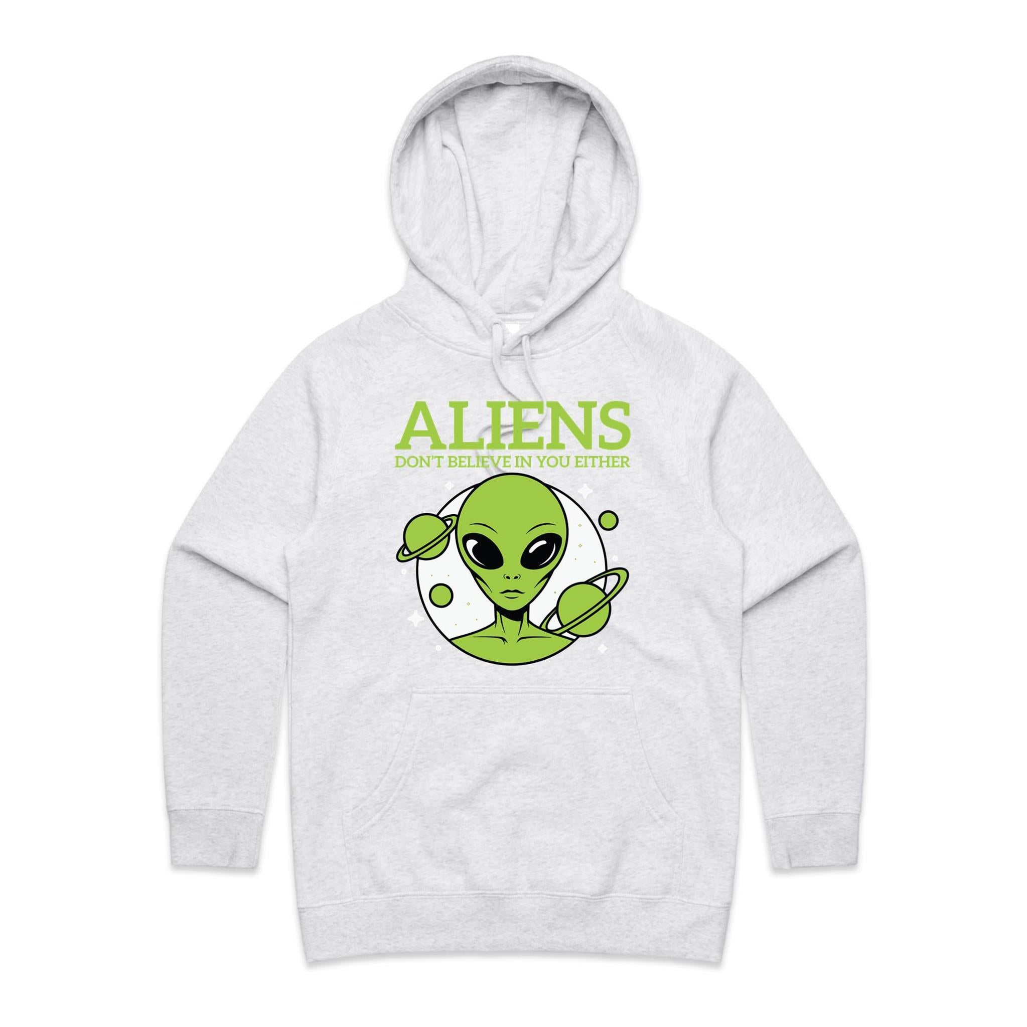 Aliens Don't Believe In You Either Women's AS Colour Hoodie