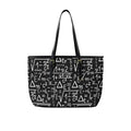 Mathematics PU Leather Tote Bag Large One Size Leather Tote Bag-Large Printed Offshore