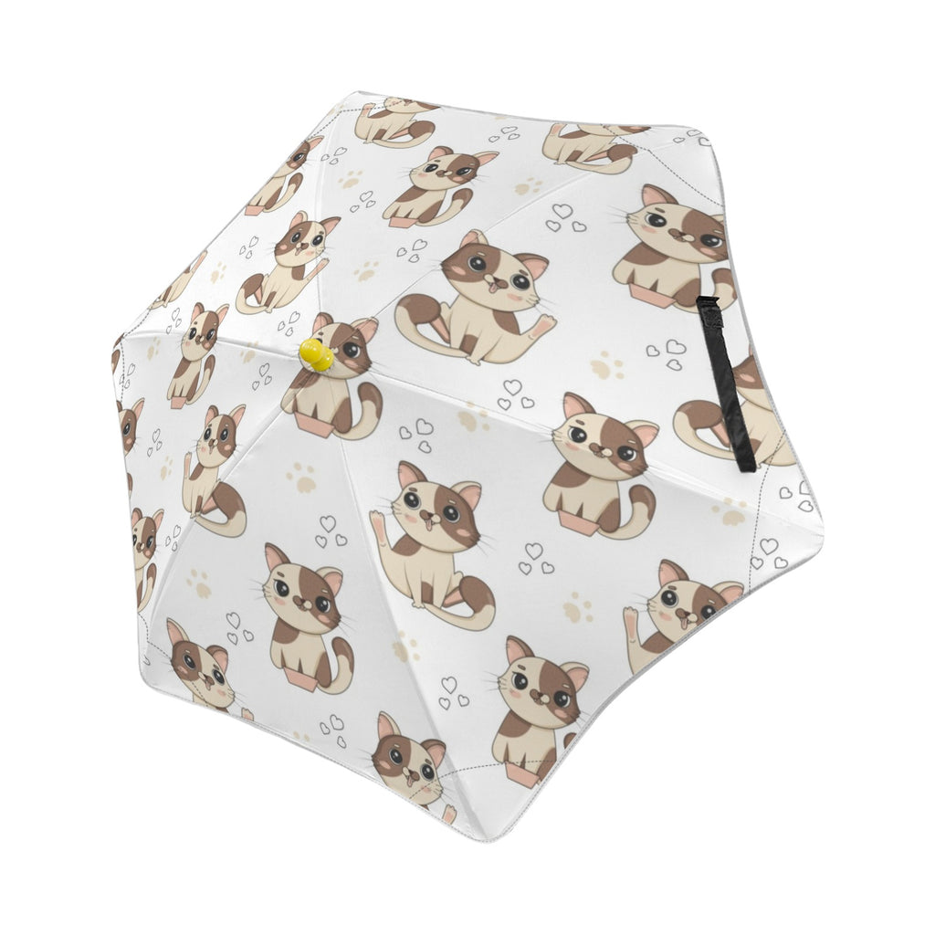 Cheeky Cats Kids Safe Round Corner Umbrella