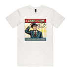 I Came, I Saw, I Forgot What I Was Doing, Retro Gentleman Men's AS Colour T-shirt Natural Mens T-shirt comic Dad Printed In Australia