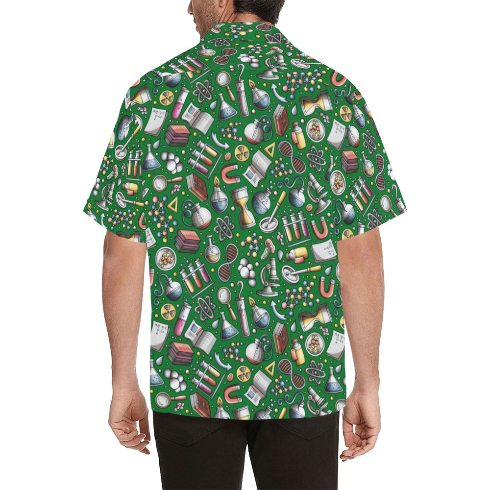 Science Love Mens Hawaiian Shirt Mens Hawaiian Shirt Printed Offshore