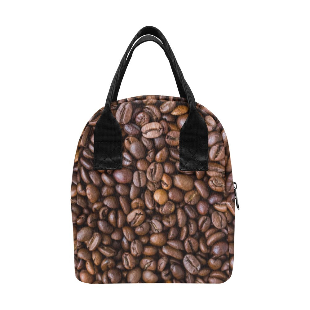 Coffee Beans - Zipper Lunch Bag Zipper Lunch Bag Printed Offshore