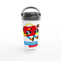 Personalised - The View From The 90's - White 15oz Stainless Steel Travel Mug Default Title Personalised Travel Mug Retro