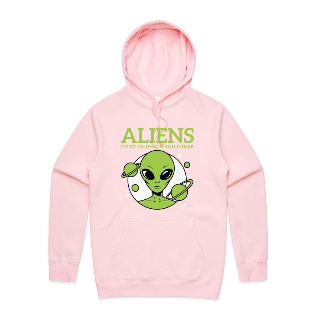 Aliens Don't Believe In You Either Men's AS Colour Hoodie