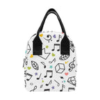 Music Time - Zipper Lunch Bag One Size Zipper Lunch Bag Printed Offshore