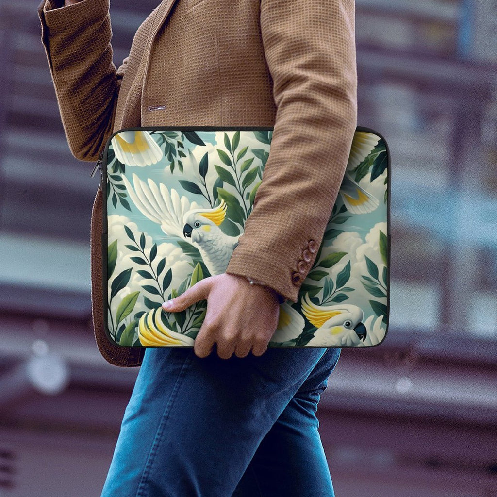 Cockatoo Laptop Sleeve (Multiple Sizes) Laptop Sleeve animal Printed Offshore