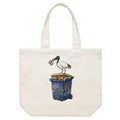 Bin Chicken Australian Ibis Shoulder Canvas Tote Bag