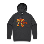 Pi Pizza - Supply Hood Asphalt Marle Mens Hoodie Food Maths Printed In Australia