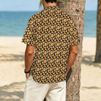 All The Pizza Men's Crinkle Hawaiian Shirt