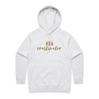 Procrastinator - Womens Hoodie White Marle Womens Hoodie Printed In Australia