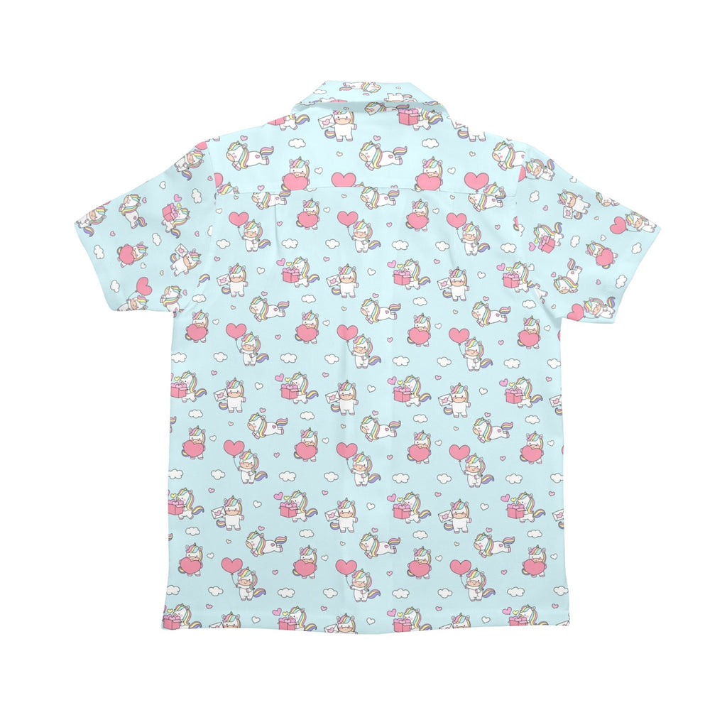 Rainbow Unicorn Senior Kids Hawaiian Shirt