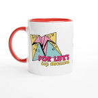 Personalised - For Life's Big Decisions - White 11oz Ceramic Mug with Colour Inside Ceramic Red Personalised 11oz Mug customise Games Globally Fulfilled personalise