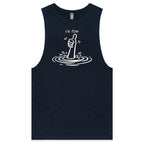 I'm Fine Drowning Thumbs Up Men's Tank Top Tee