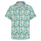 Australian Birds - Women's Short-Sleeve Button Up Shirt