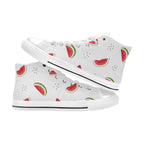 Watermelon - Women's High Top Canvas Shoes