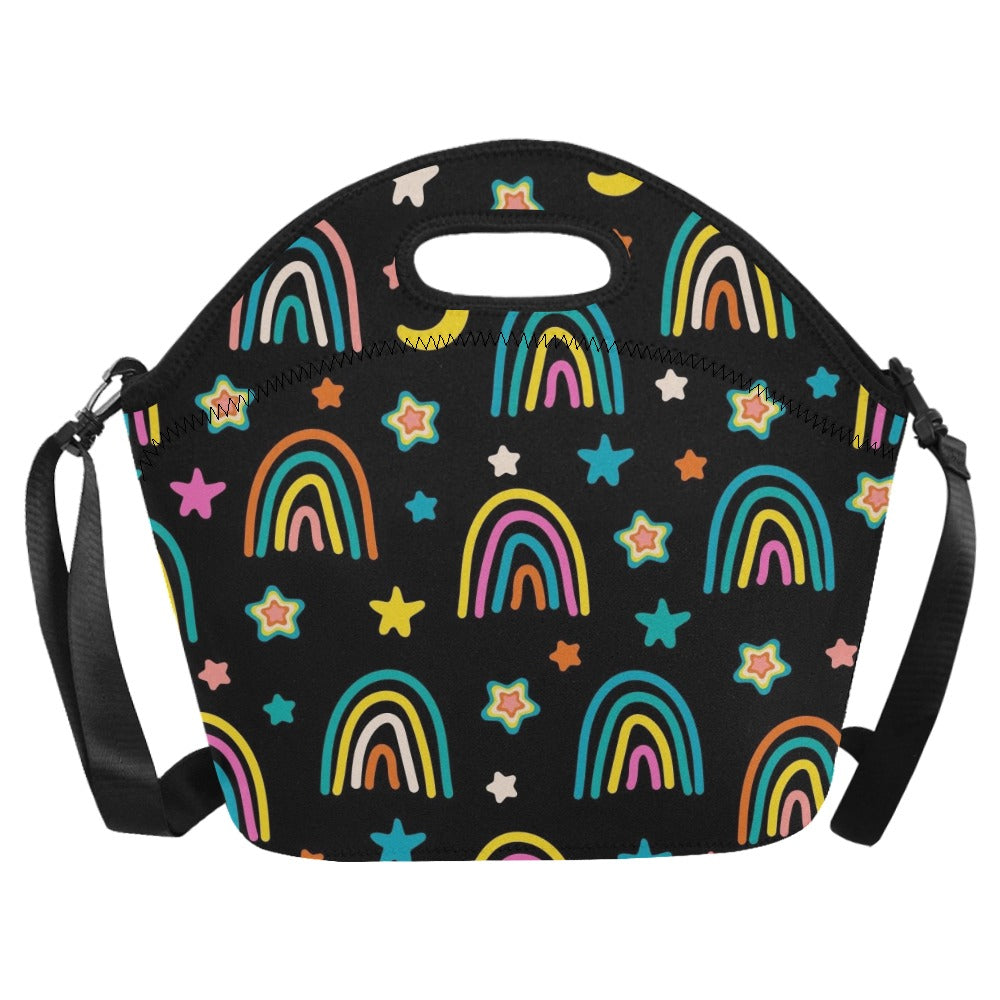 Rainbows - Neoprene Lunch Bag Neoprene Lunch Bag Printed Offshore
