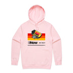 Camera Film, Now We Wait Men's AS Colour Hoodie Pink Mens Hoodie Printed In Australia Retro