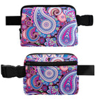 Purple Paisley - Belt Bag