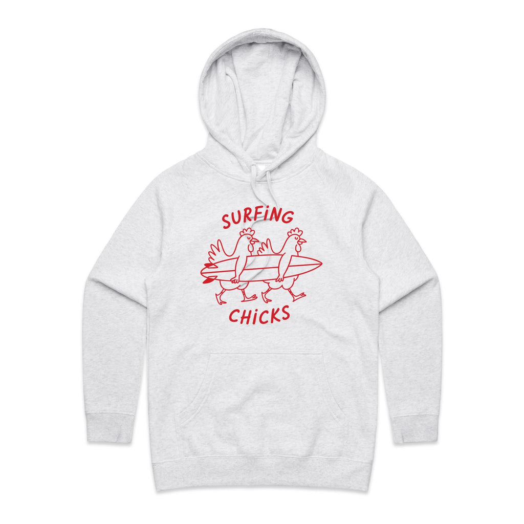 Chickens Surfing Chicks Women's AS Colour T-shirt