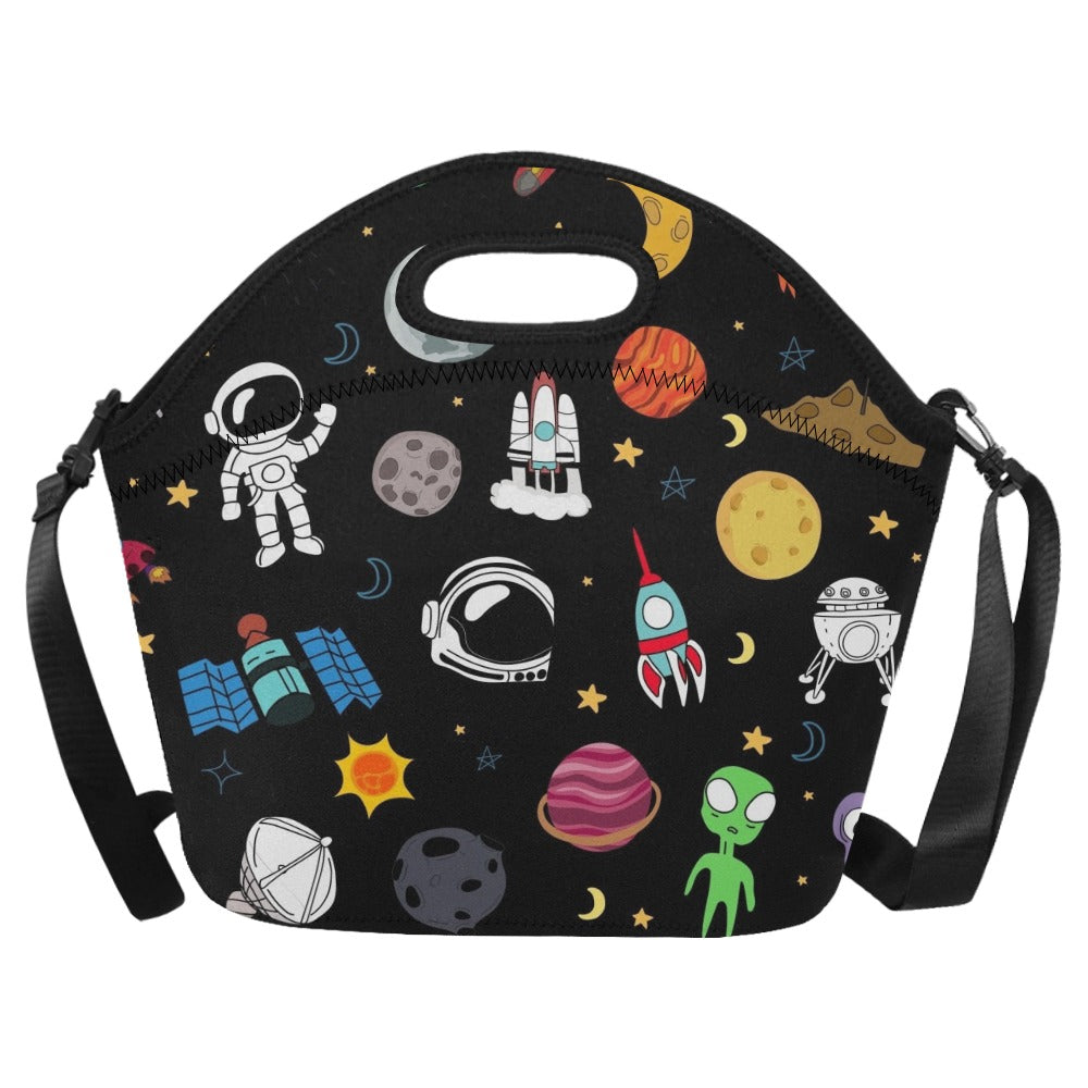 Kids Space - Neoprene Lunch Bag One Size Neoprene Lunch Bag Printed Offshore