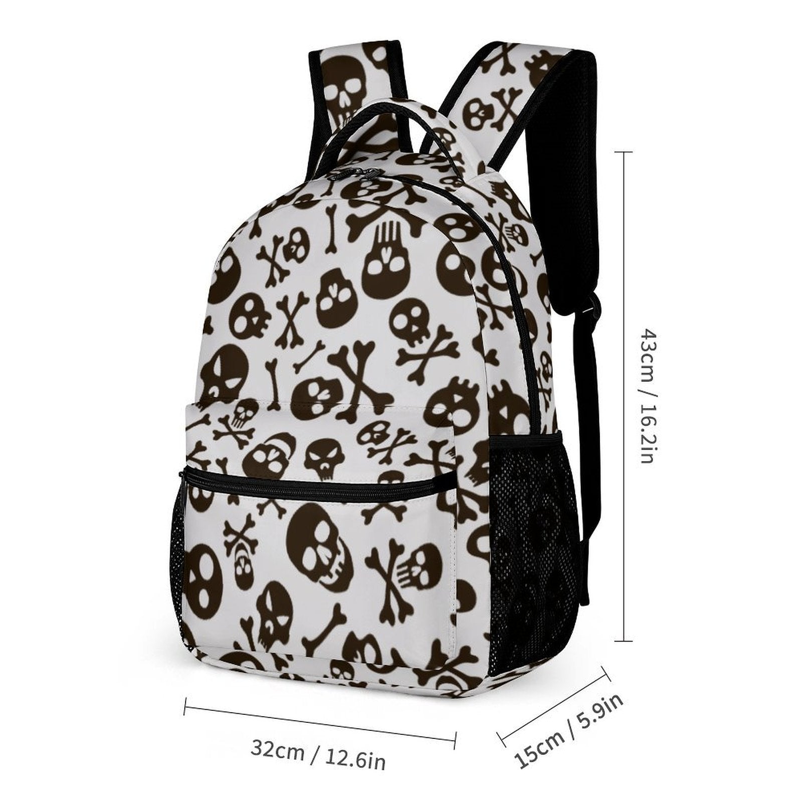 Skull And Crossbones Backpack, Lunch Bag & Pencil Case Set