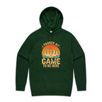 Chess, I Paused My Game To Be Here - Mens Hoodie Forest Green Mens Hoodie Chess Games Printed In Australia