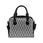 Chess Black And White - Shoulder Handbag (Model 1634) Shoulder Handbags (1634)