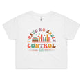 I Have No Shelf Control Books Women's AS Colour Crop Tee