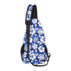 Blue Hawaiian Floral - Chest Bag
