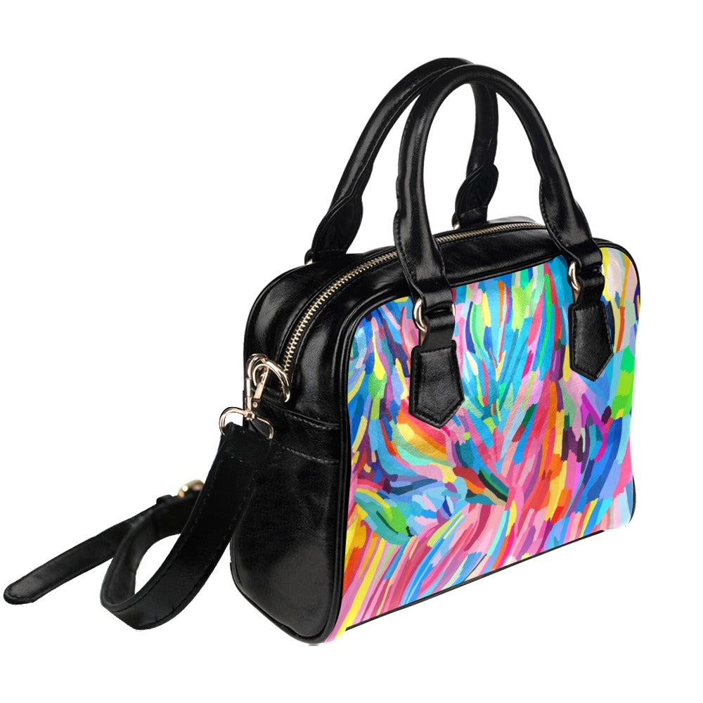 Brushstrokes - Shoulder Handbag (Model 1634) Shoulder Handbags (1634)