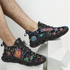 Science Time Blackboard Men's Twisted Sole Sneakers
