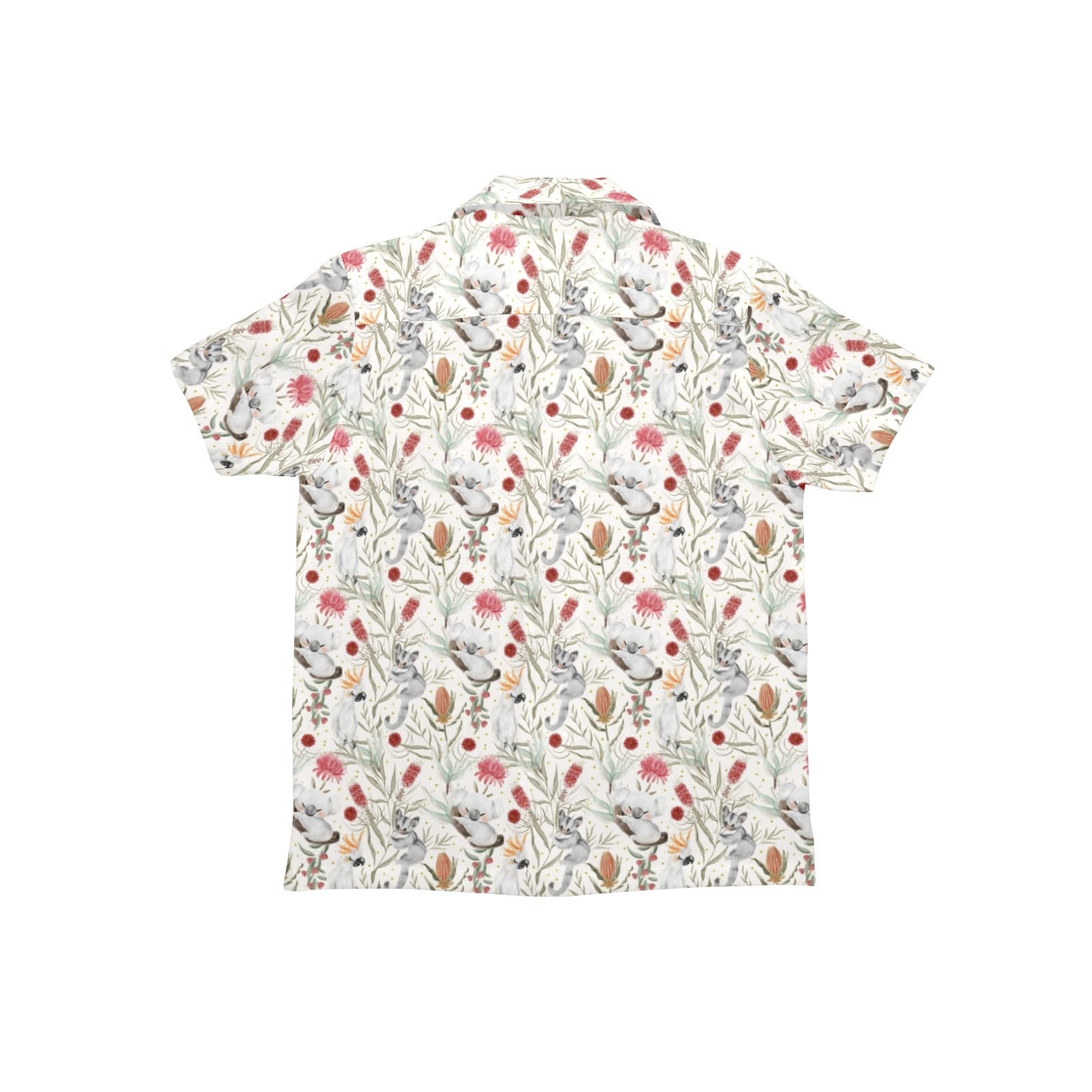 Australian Plants And Animals Junior Kids Hawaiian Shirt