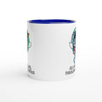 Astronaut, All We Need Is Love, Peace And A Little Space - White 11oz Ceramic Mug With Colour Inside Colour 11oz Mug Globally Fulfilled Space
