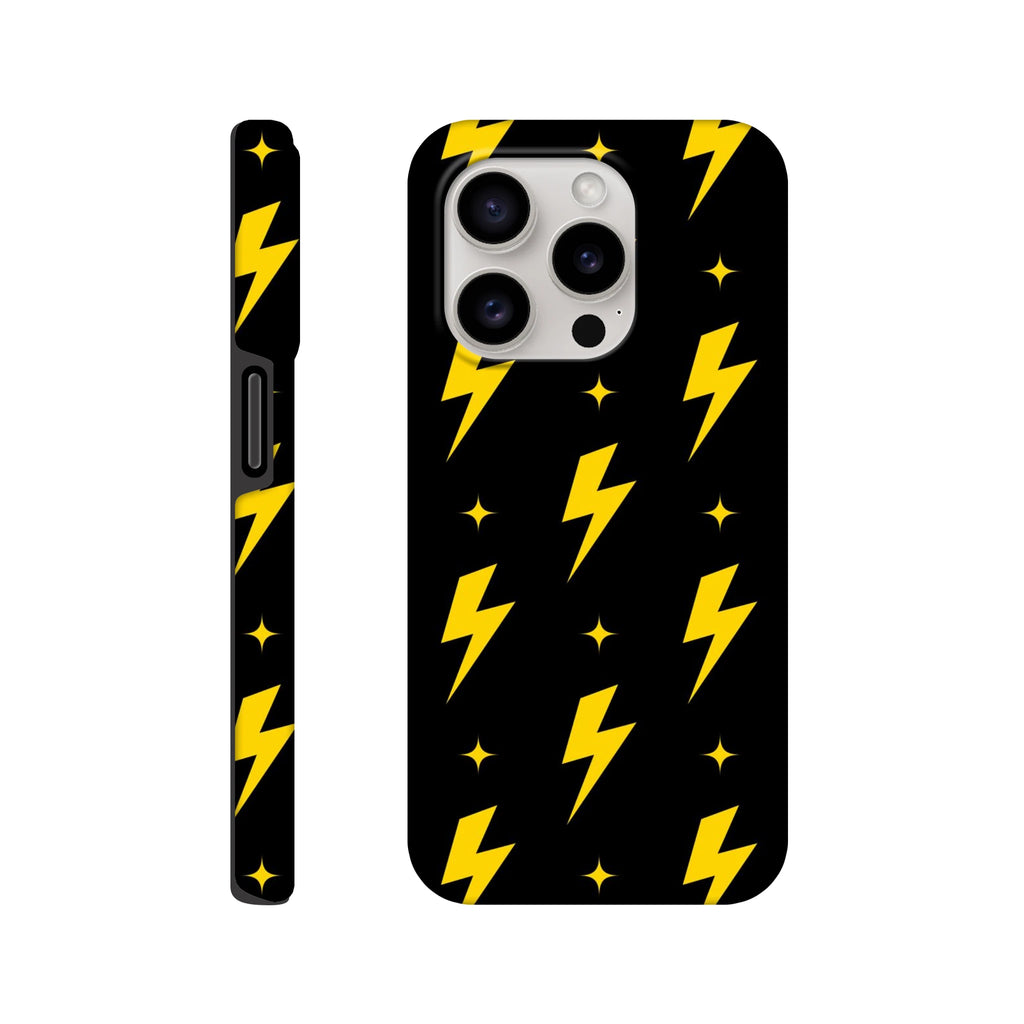 Yellow Lightning - Apple iPhone Tough case iPhone 15 Pro iPhone Tough Case comic Globally Fulfilled